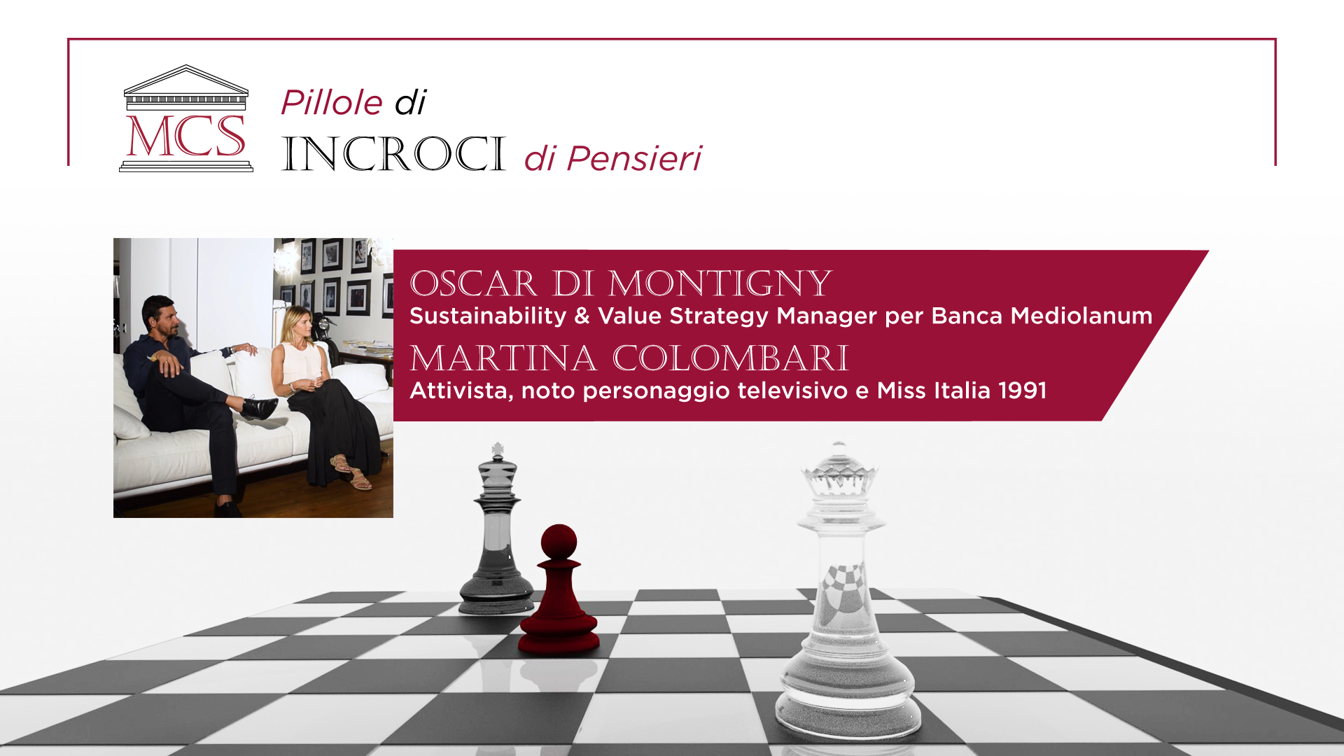Intervista a Oscar Di Montigny e Martina Colombari