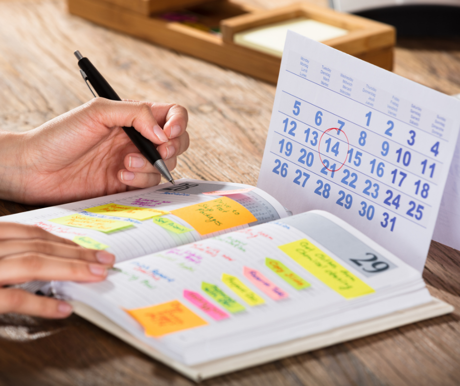 Being able to meet deadlines and plan activities is the key point to the management of one’s own energies and reducing stress.