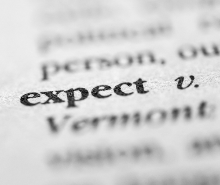 L’aspettativa nasce dai nostri comportamenti o nostri desideri, non basta desiderare qualcosa perché questa accada, ma ci si deve impegnare.