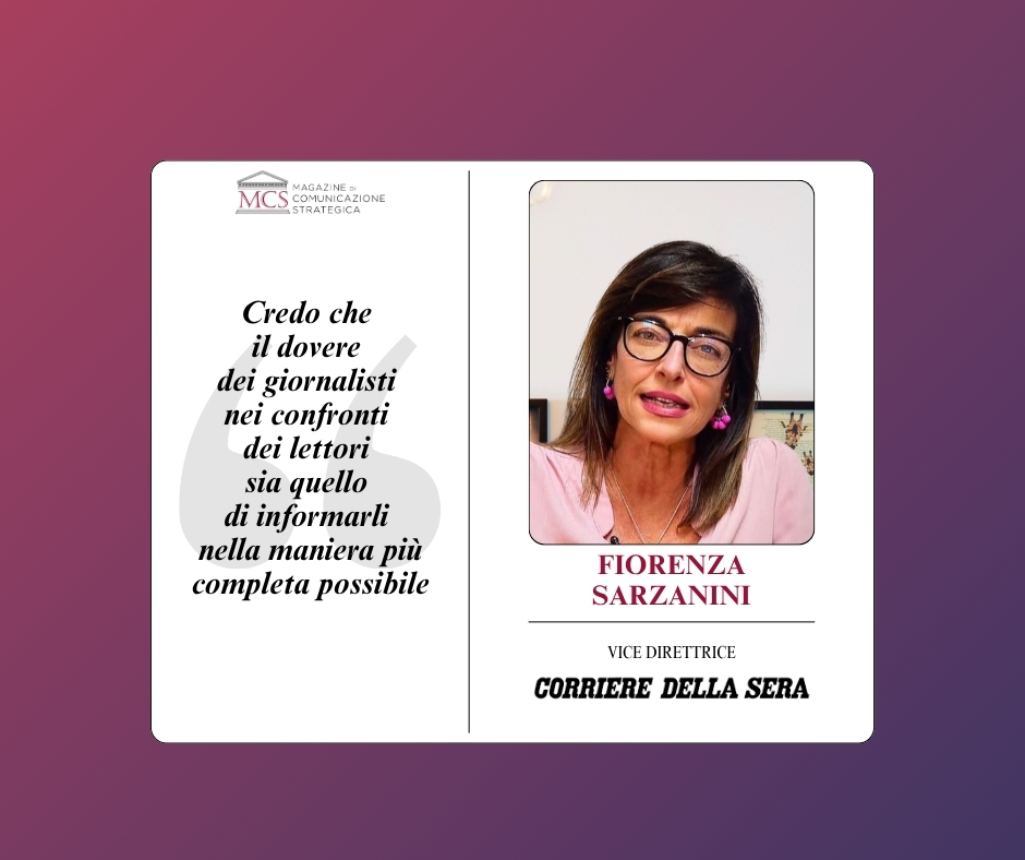 Intervista a Fiorenza Sarzanini